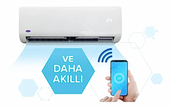 Akıllı ve uzaktan kontrol edilebilen klima, enerji tasarrufu ve konfor sağlar.