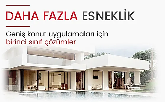 Geniş konutlar, ilk sınıf çözümlerle daha fazla esneklik ve rahatlık sağlar.